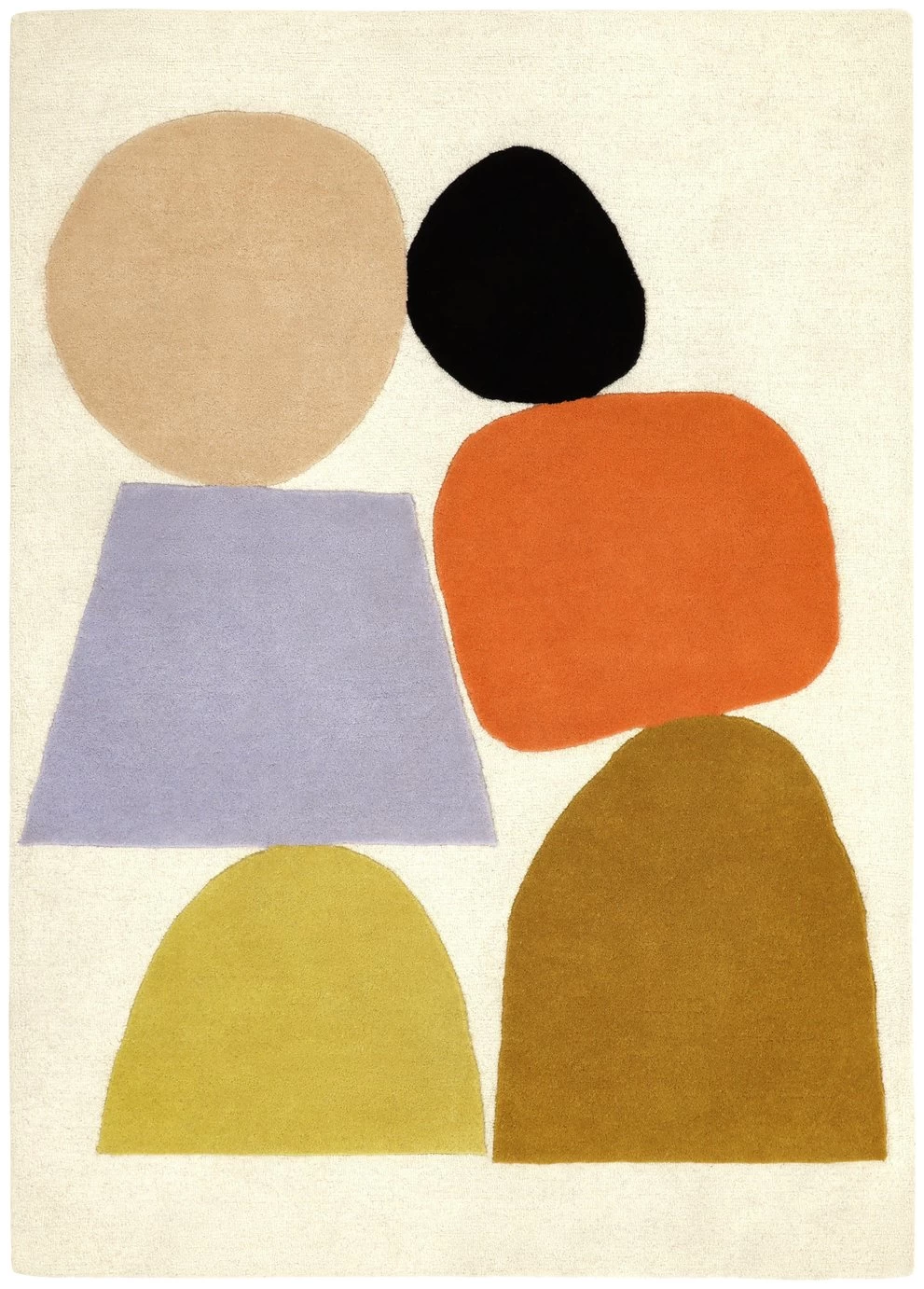 Habitat Geometric Cut Pile Rug - 120X170cm - Multicoloured - Image 5