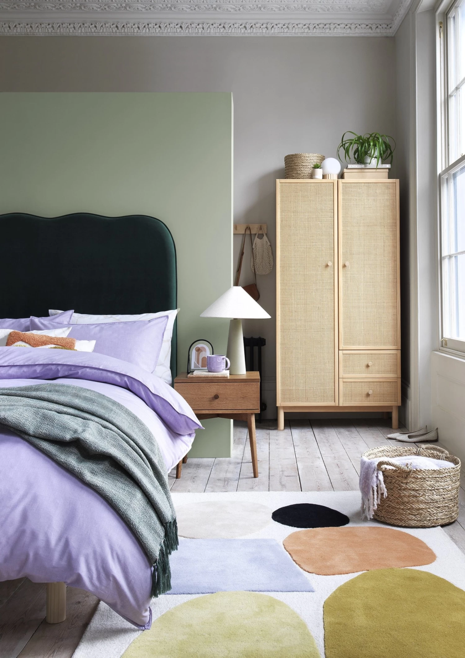 Habitat Geometric Cut Pile Rug - 120X170cm - Multicoloured - Image 7