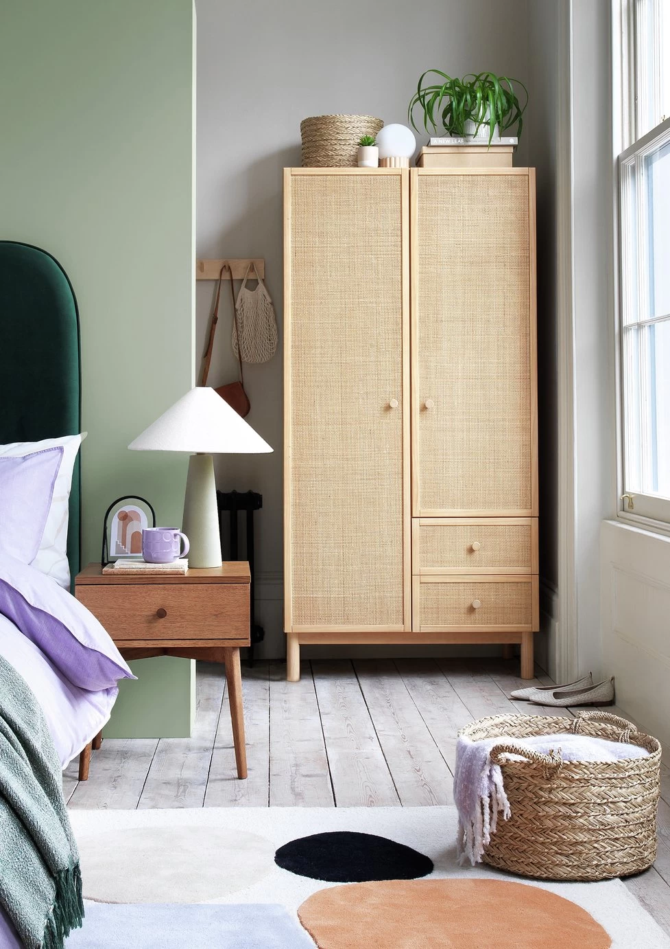 Habitat Geometric Cut Pile Rug - 120X170cm - Multicoloured - Image 8