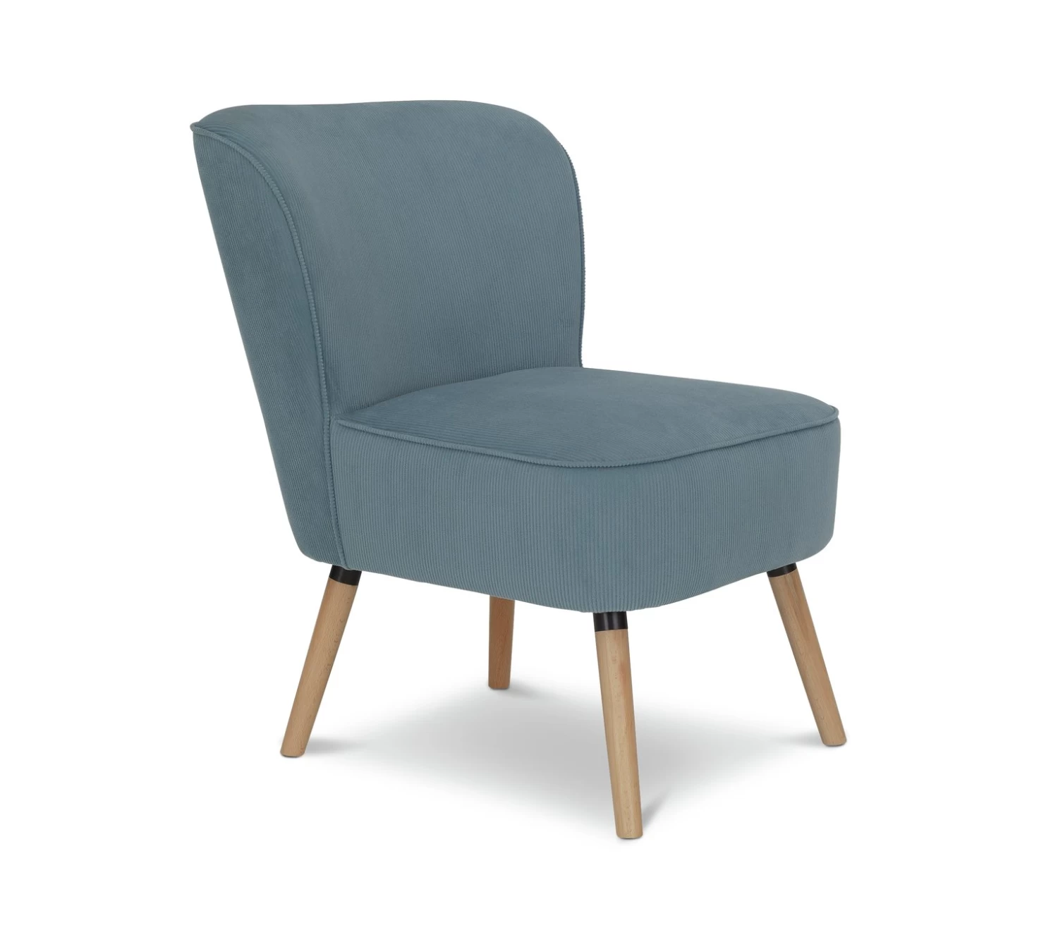 Habitat Eppy Fabric Accent Chair - Blue - Image 7