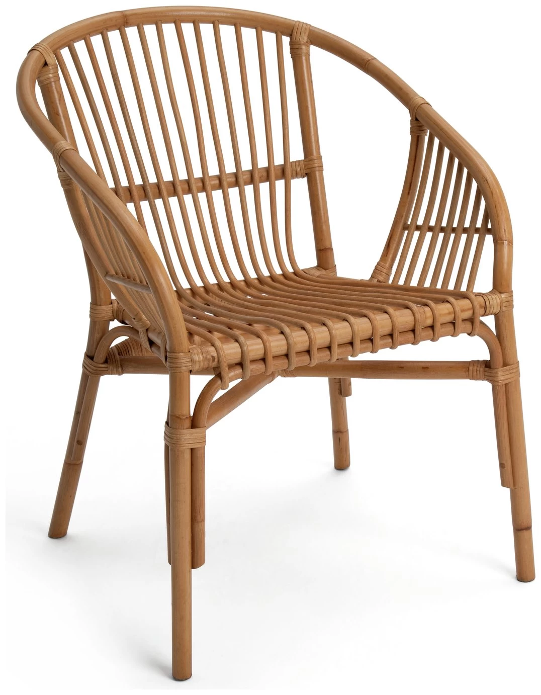 Habitat Erin Rattan Garden Chair - Natural