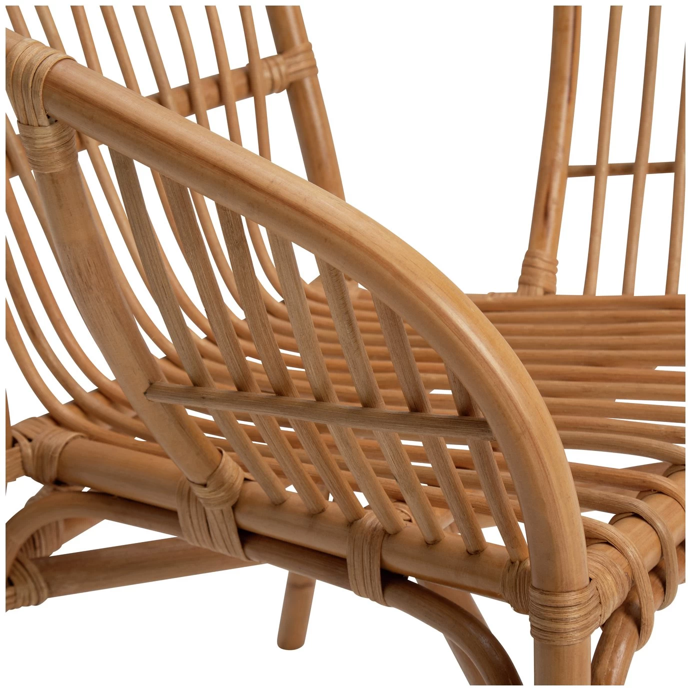 Habitat Erin Rattan Garden Chair - Natural - Image 6