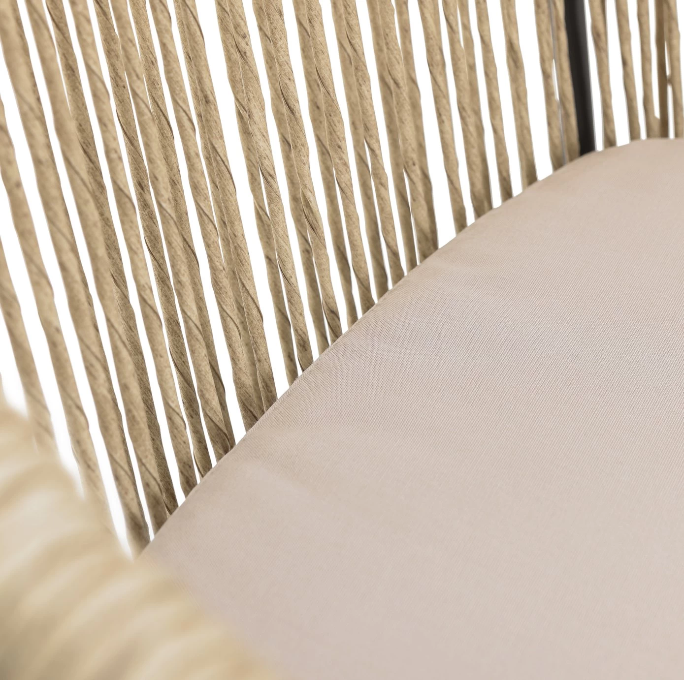 Habitat Malta 4 Seater Rattan Effect Garden Bar Set -Natural - Image 8