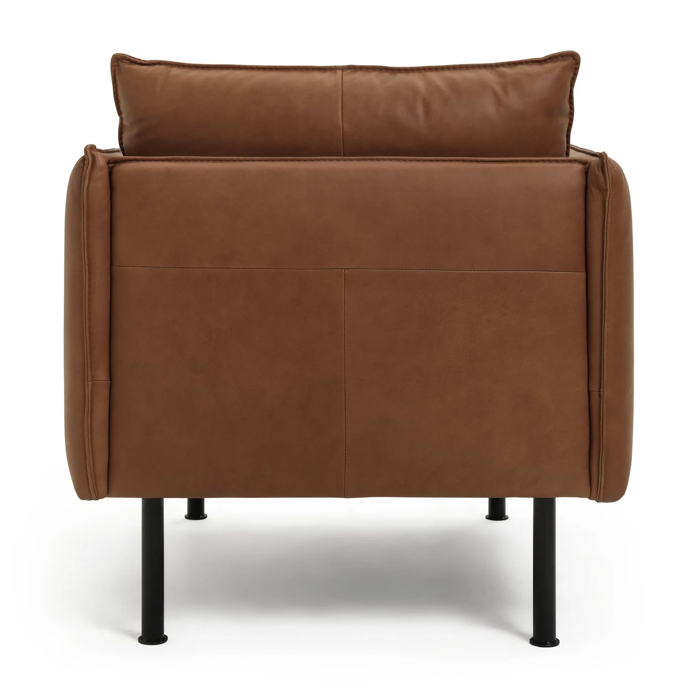 Habitat Moore Leather Armchair - Tan - Image 6