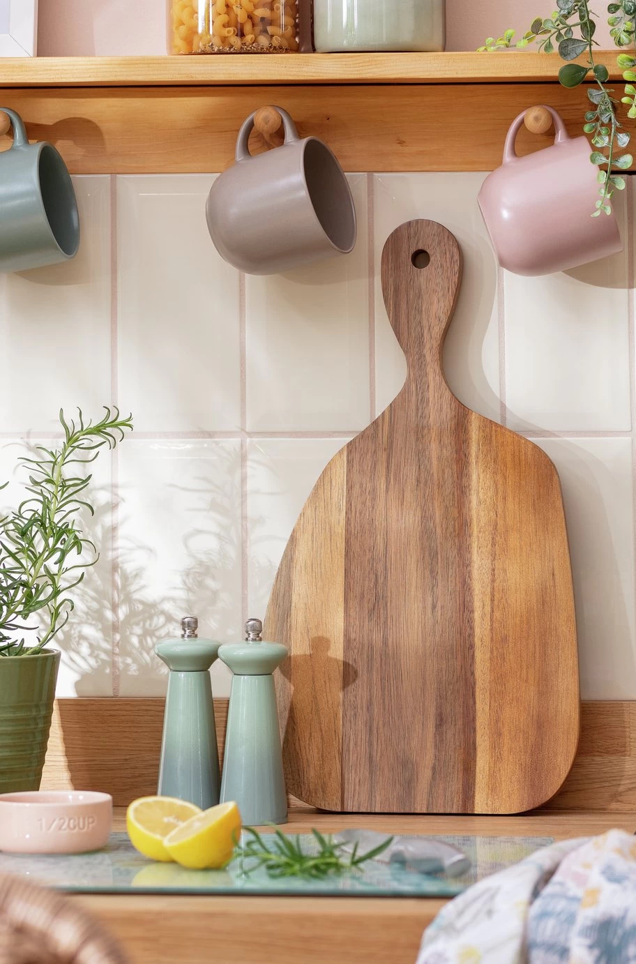 Habitat Herbalist Wooden Chopping Board - Image 2