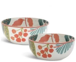 Habitat X Kew Set Of 2 Stoneware Cereal Bowl