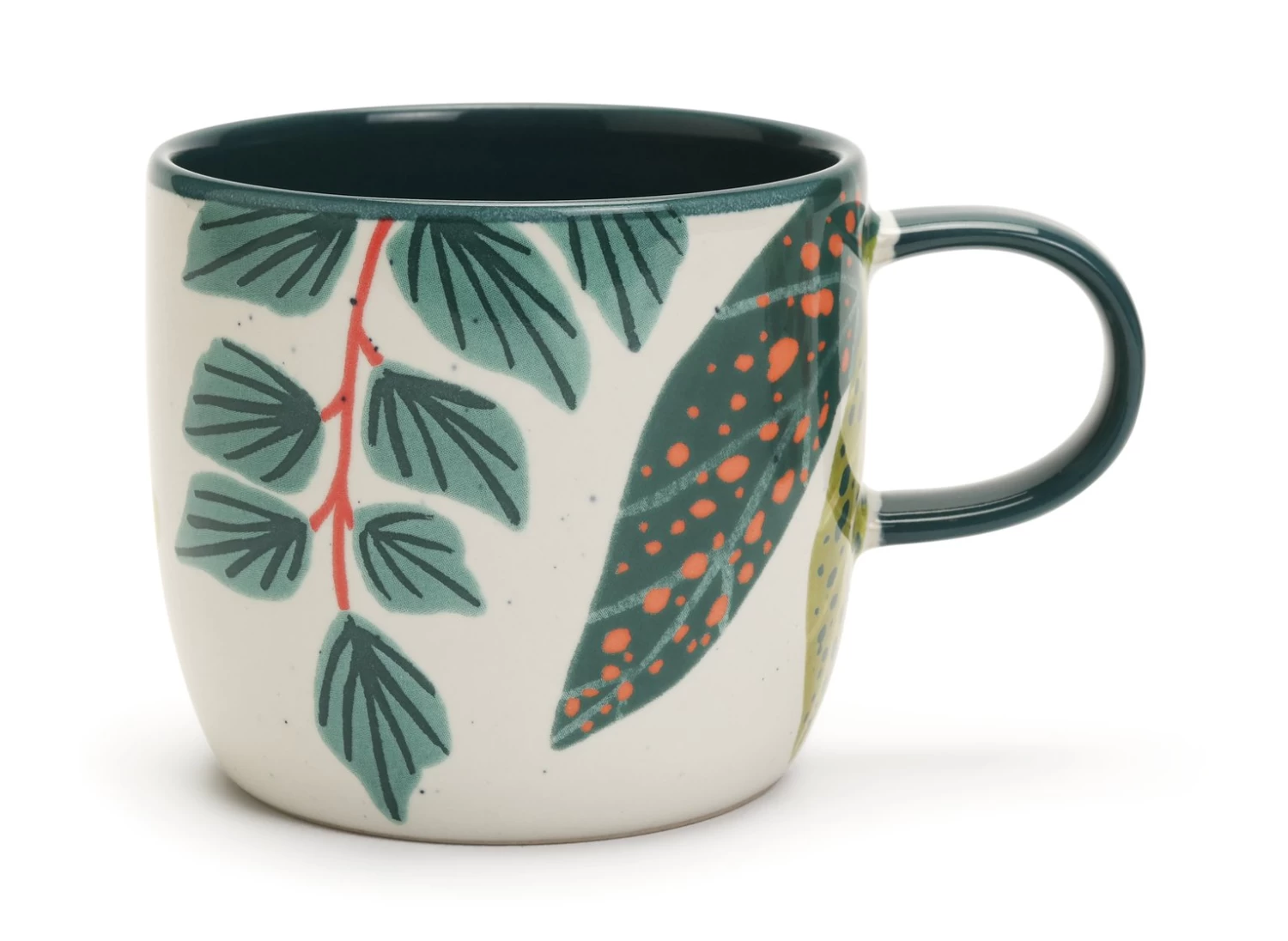 Habitat X Kew Set Of 2 Ceramic Mugs - Image 4