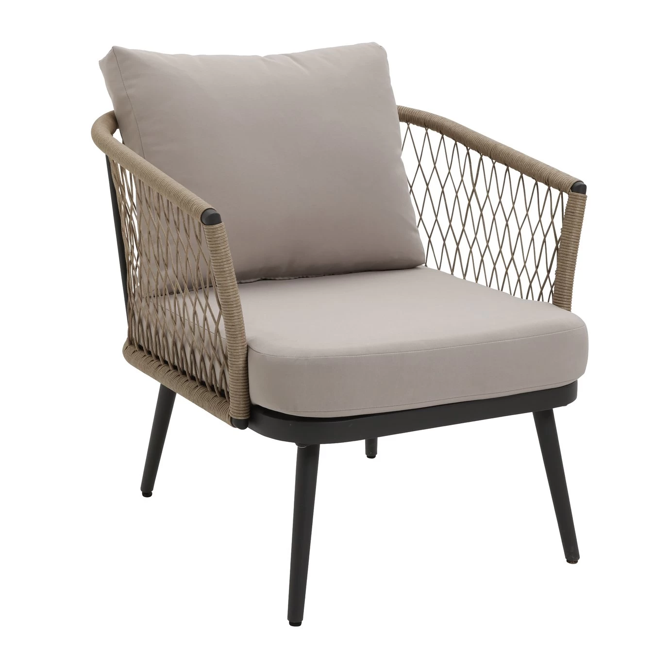 Habitat Somerset 2 Seater Rattan Effect Garden Bistro Set - Image 6