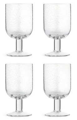 Habitat Bubble Set Of 4 Wine Glasses