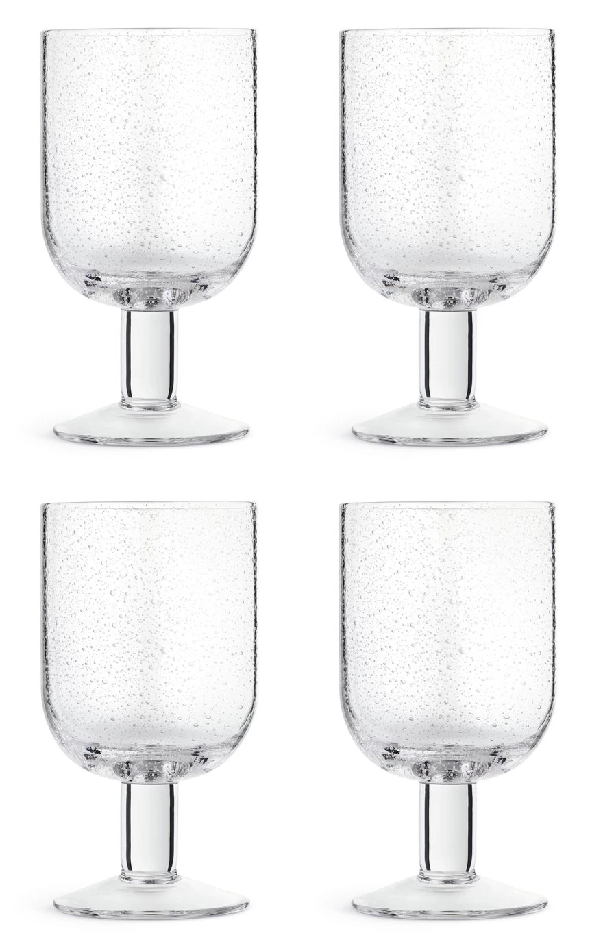 Habitat Bubble Set Of 4 Wine Glasses