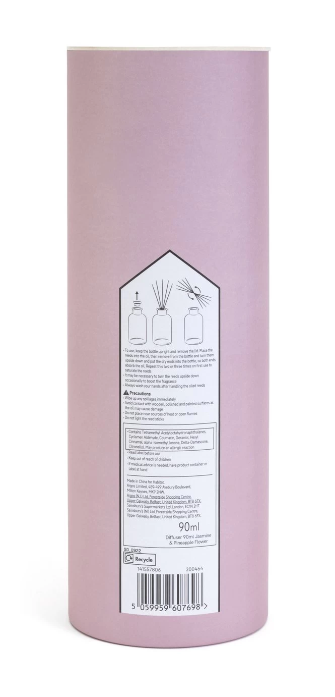 Habitat Diffuser & Refill Set - Jasmine & Pineapple Flower - Image 3