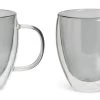 Habitat Double Walled Set Of 2 Coffee Cup - Grey