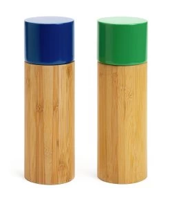 Habitat Emerald Salt And Pepper Mill Set - Blue And Green