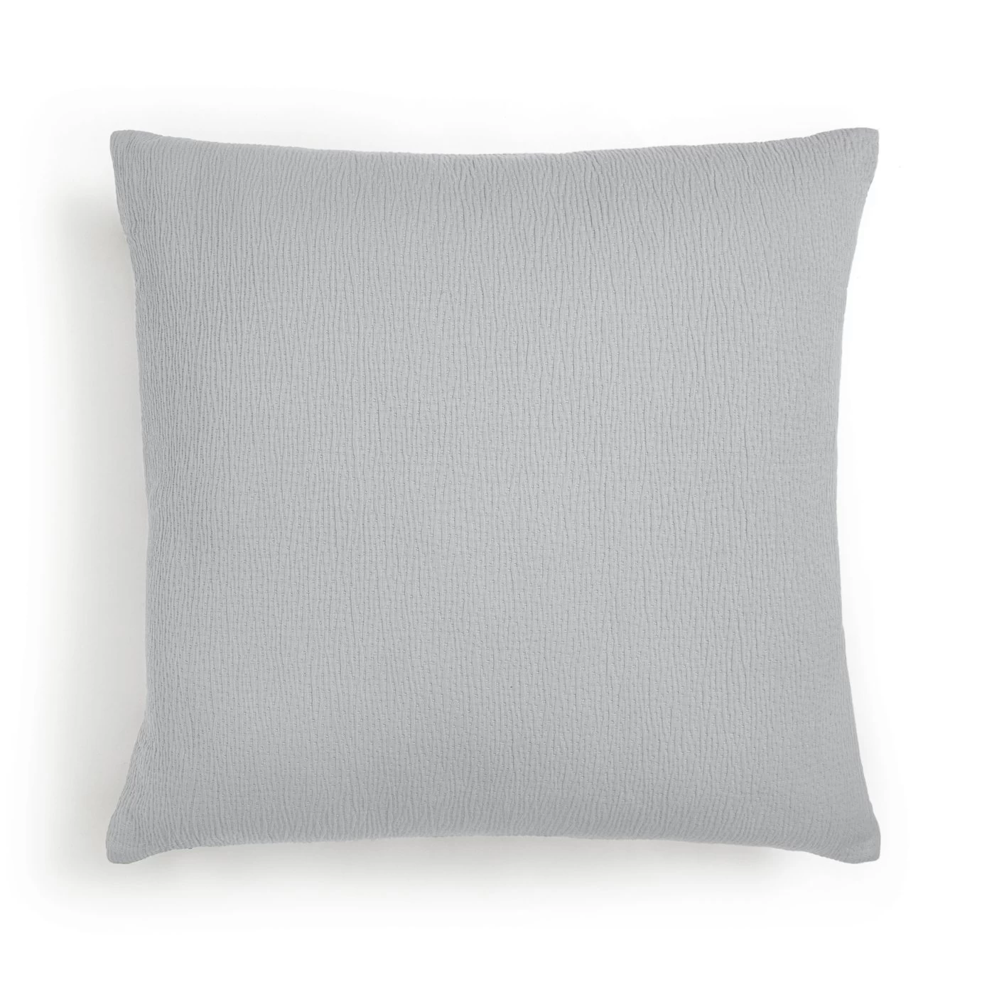 Habitat Textured Plain Cushion - Grey - 50x50cm - Image 3