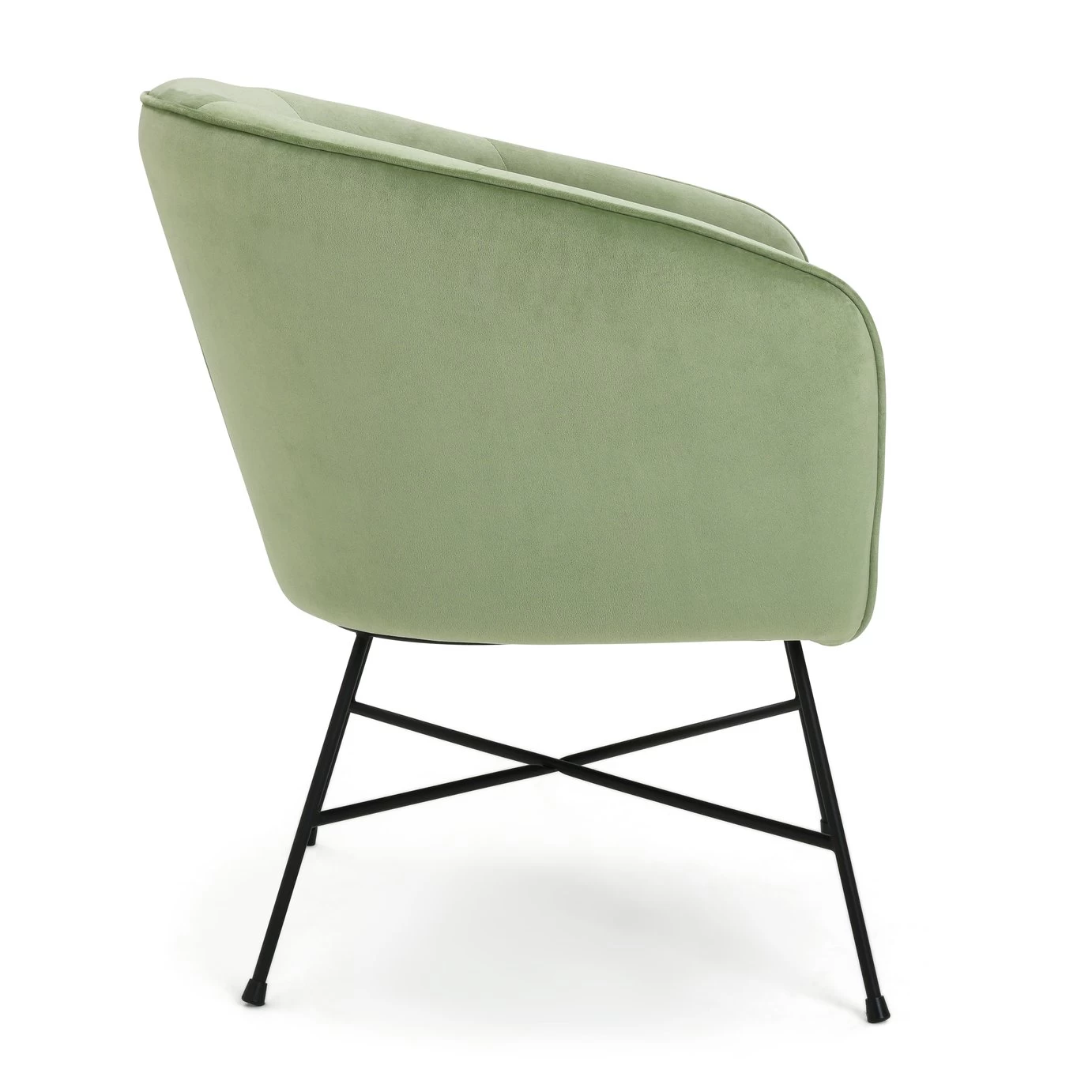 Habitat Jax Metal Accent Chair - Mint Green - Image 7