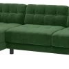 Habitat Hendricks Left Hand Corner Chaise Sofa - Moss Green