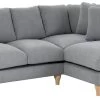 Habitat Carrie Fabric Right Hand Corner Chaise Sofa - Grey