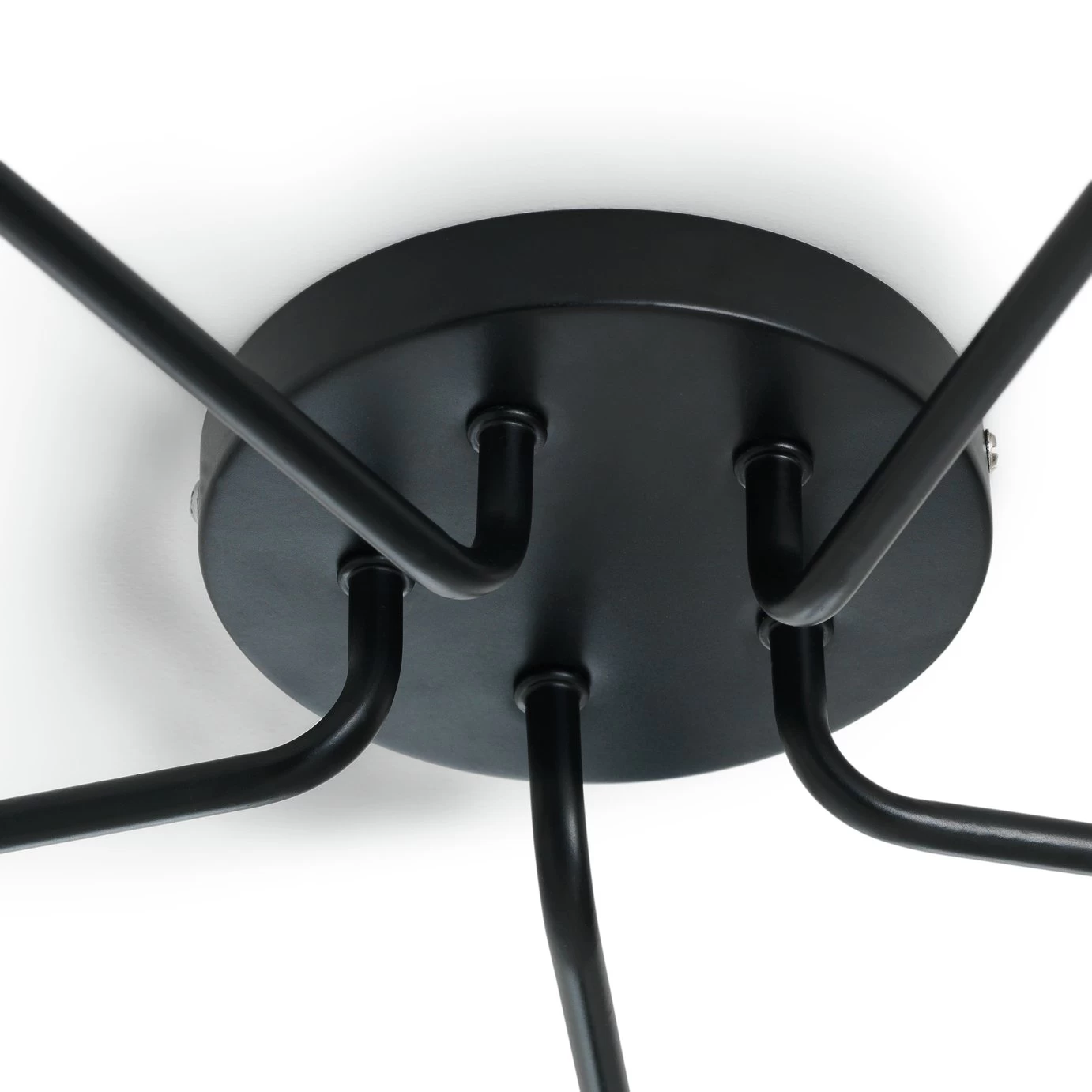 Habitat Rayner Steel 5 Light LED Flush Ceiling Light - Black - Image 5