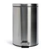 Habitat 12 Litre Round Pedal Bin - Silver