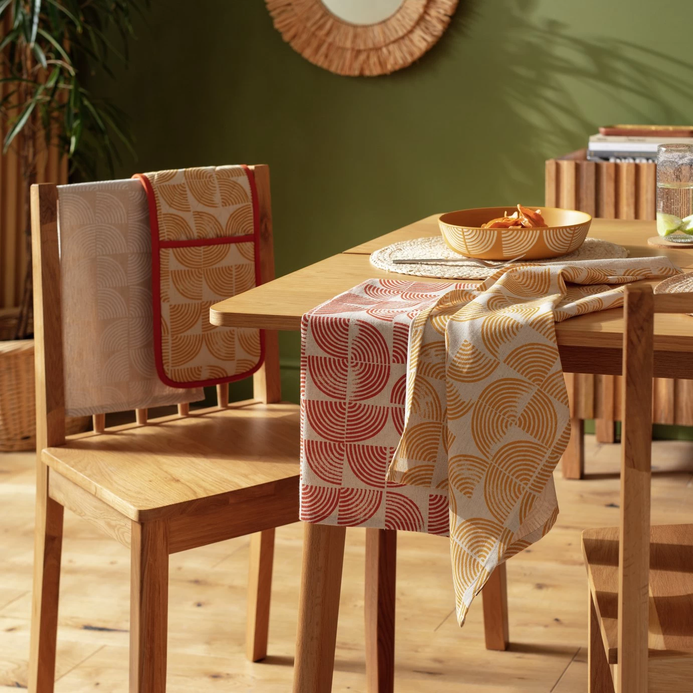 Habitat Block Print Textile Set - Image 2