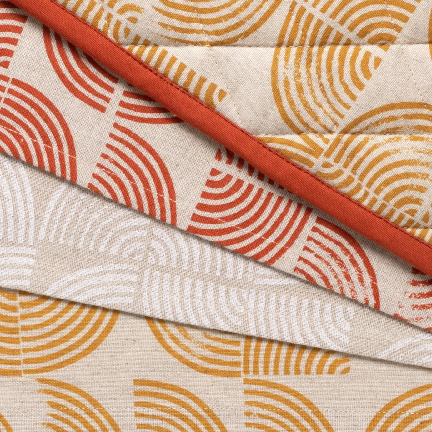 Habitat Block Print Textile Set - Image 4