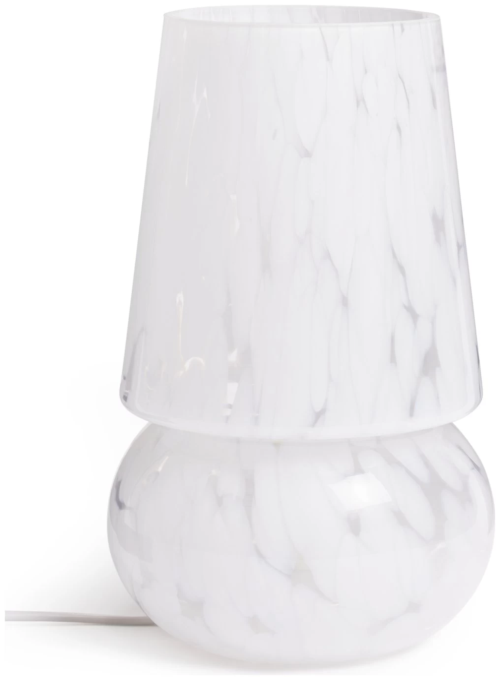 Habitat Rahnn Confetti Glass Table Lamp - White - Image 2
