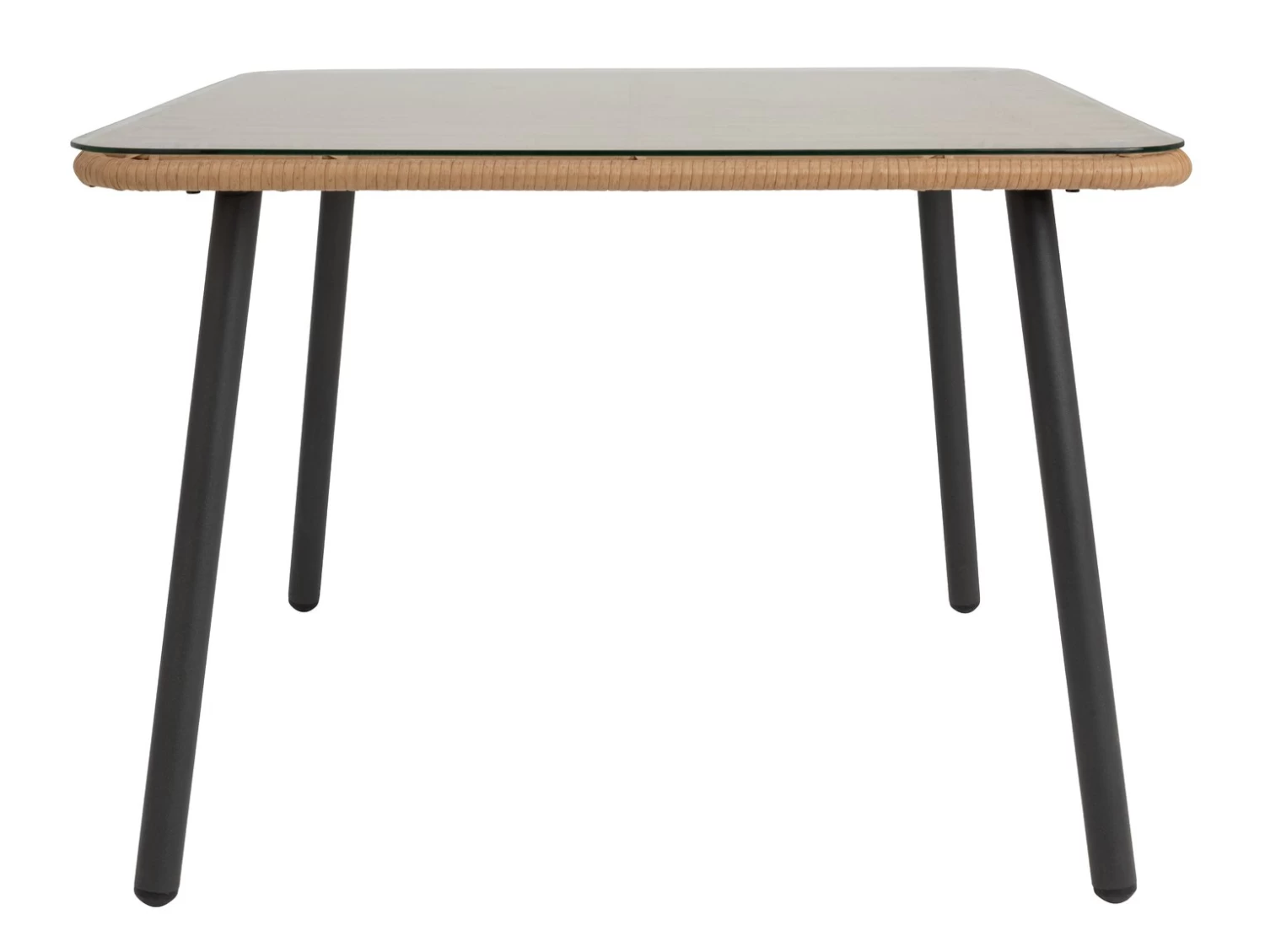 Habitat 7 Seater Rattan Effect Garden Corner Sofa Set- Black - Image 7