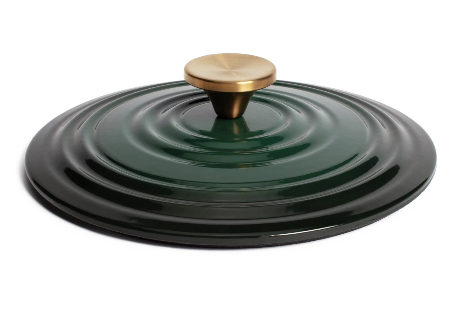 Habitat 3.3 Litre Cast Iron Casserole Dish - Green - Image 4