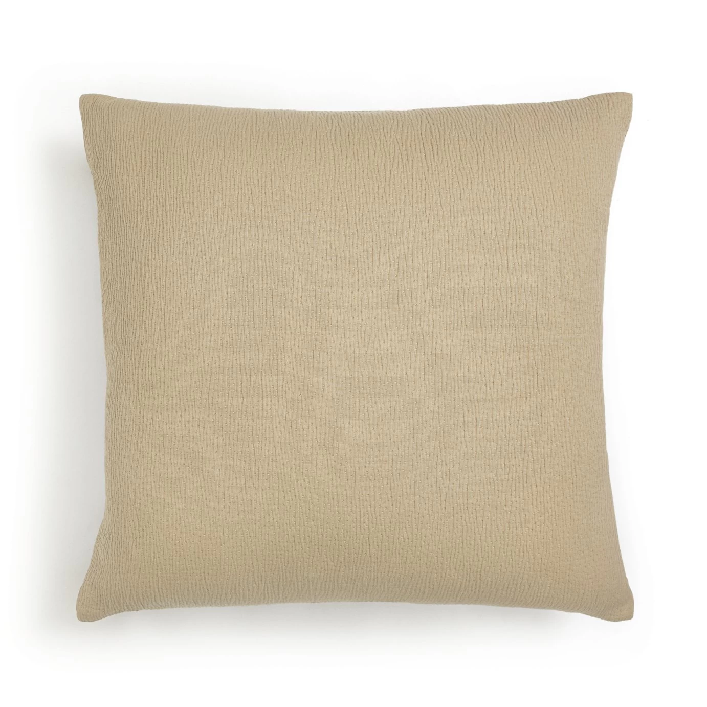 Habitat Textured Plain Cushion - Cream - 50x50cm - Image 4