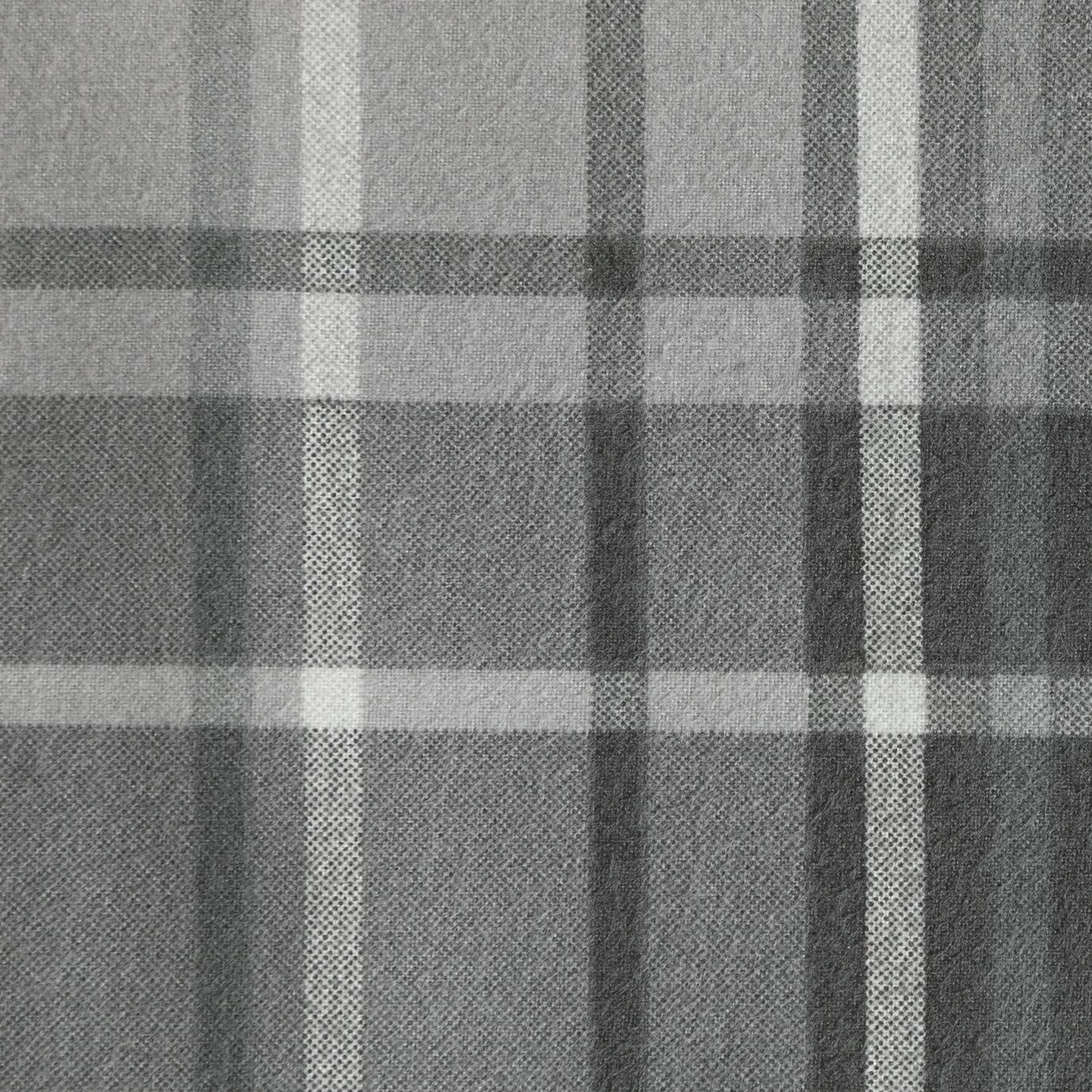 Habitat Grey Brushed Check Bedding Set - Single - Image 2