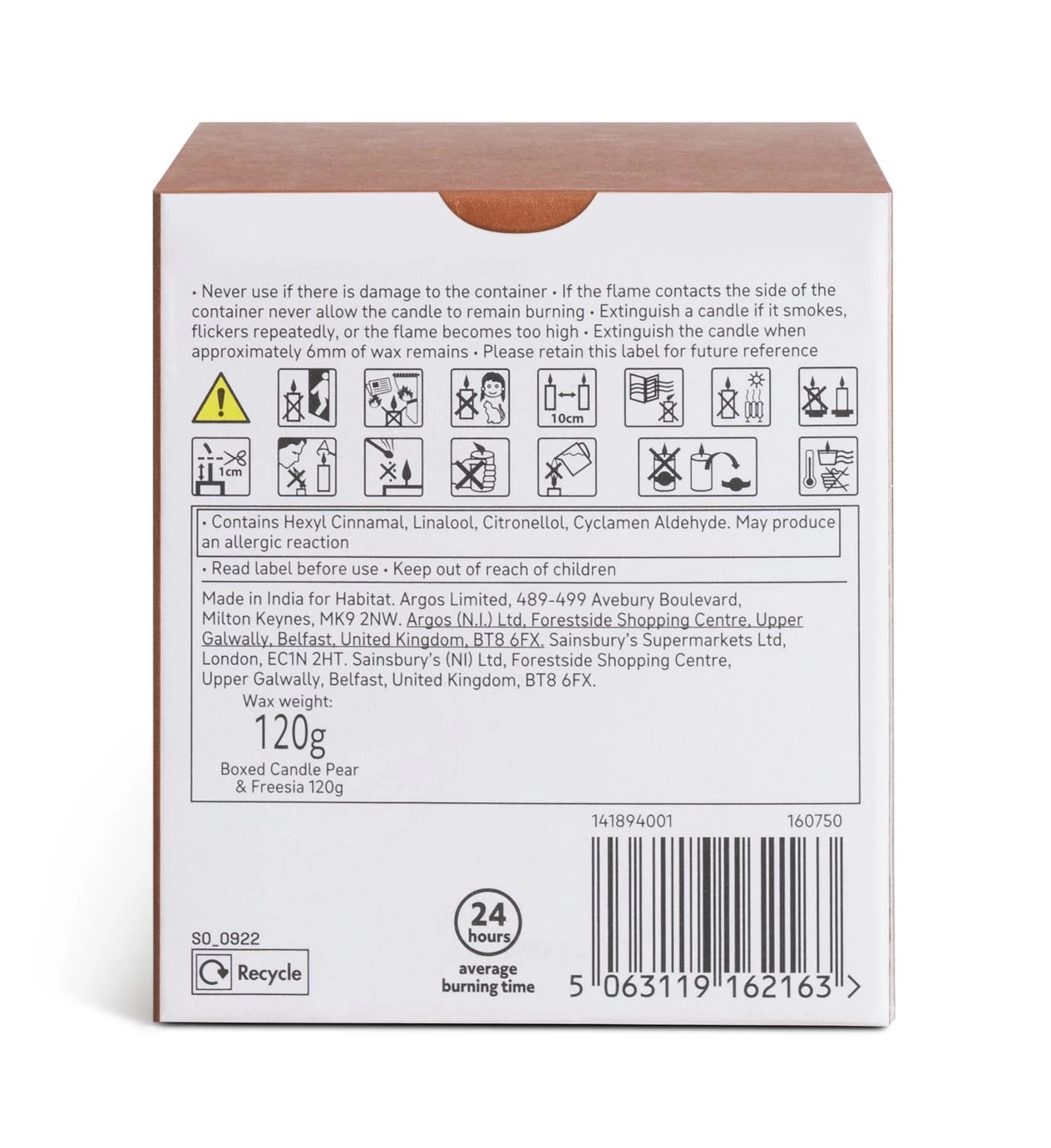 Habitat Scented Boxed Candle Set - Amber, Jasmine & Sea Salt - Image 4