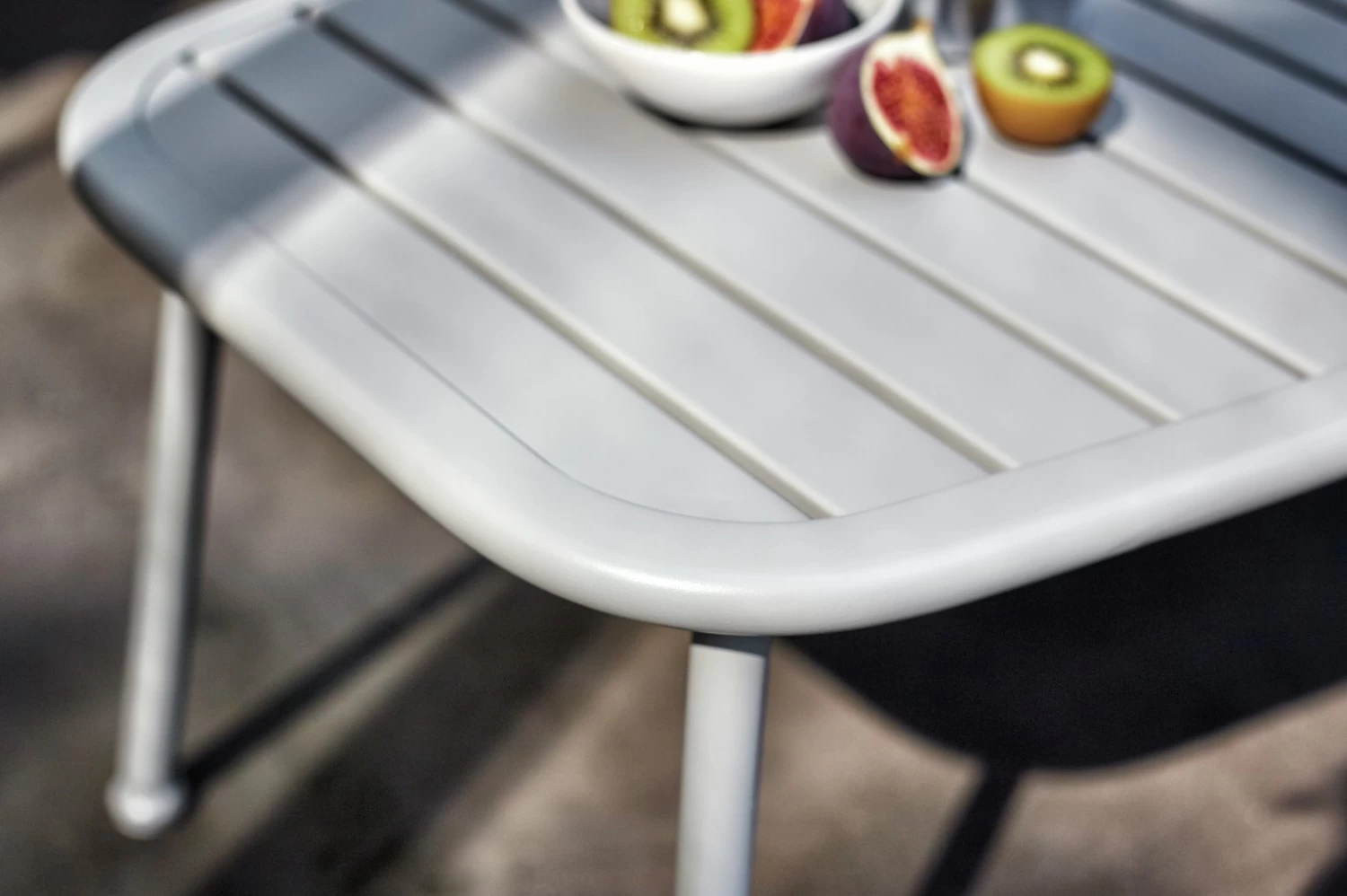 Habitat Nordic 4 Seater Rattan Garden Bistro Set - Grey - Image 5