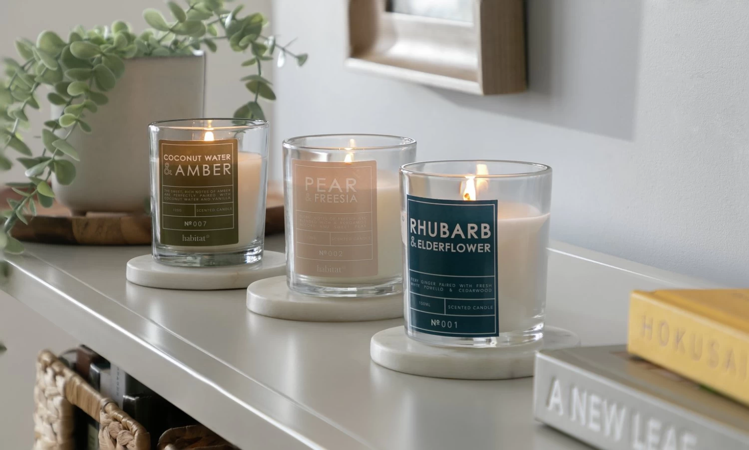 Habitat Medium Scented Boxed Candle Set - Set Of 3 - Image 2