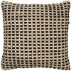 Habitat Jute Mono Check Cushion - Natural - 43X43cm