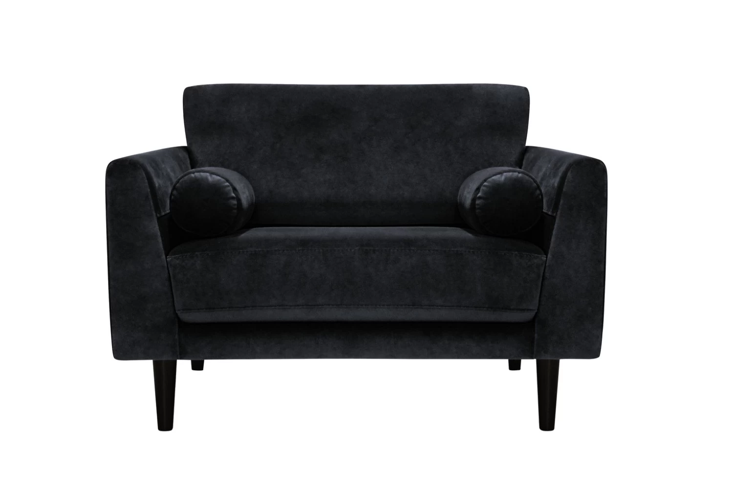Habitat Jacob Fabric Cuddle Chair - Black