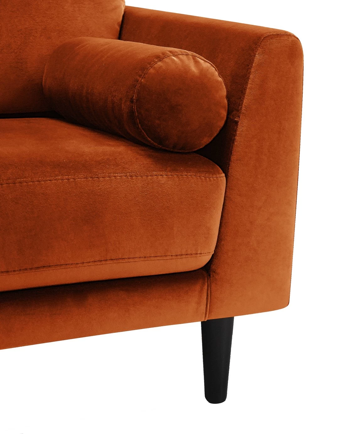 Habitat Jacob Fabric Cuddle Chair - Orange - Image 7