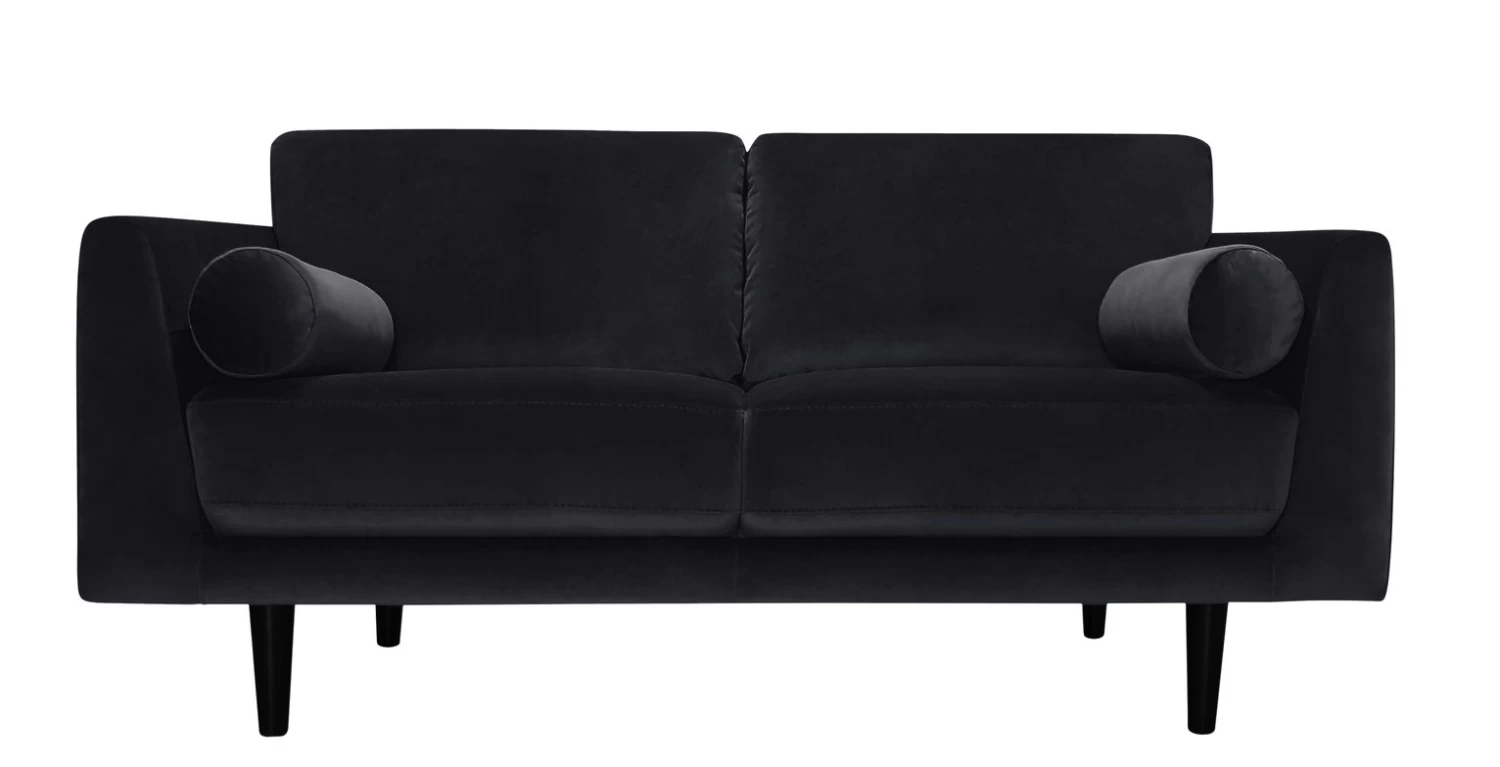 Habitat Jacob Fabric 3 Seater Sofa - Black