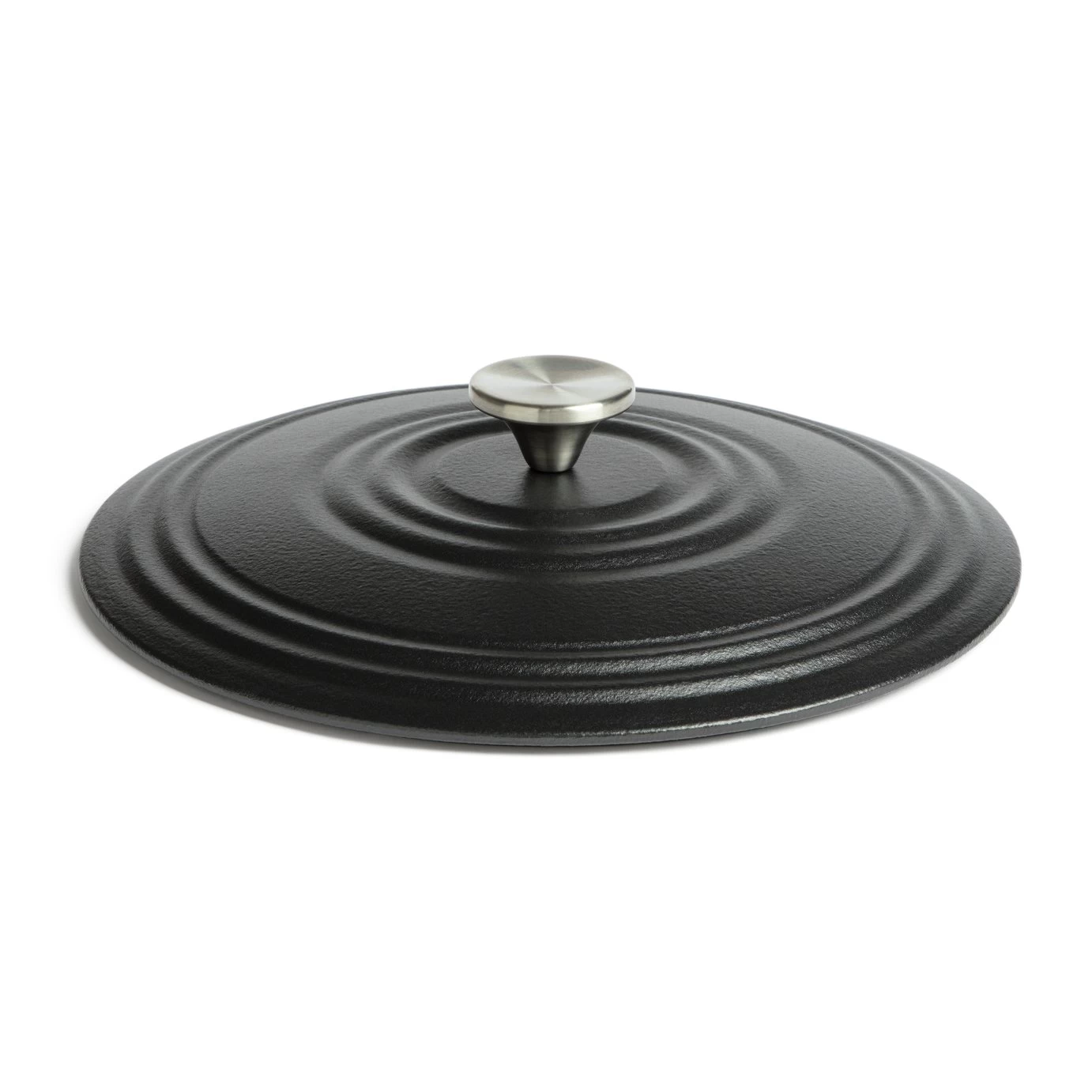 Habitat 4 Litre Shallow Cast Iron Casserole Dish - Black - Image 4