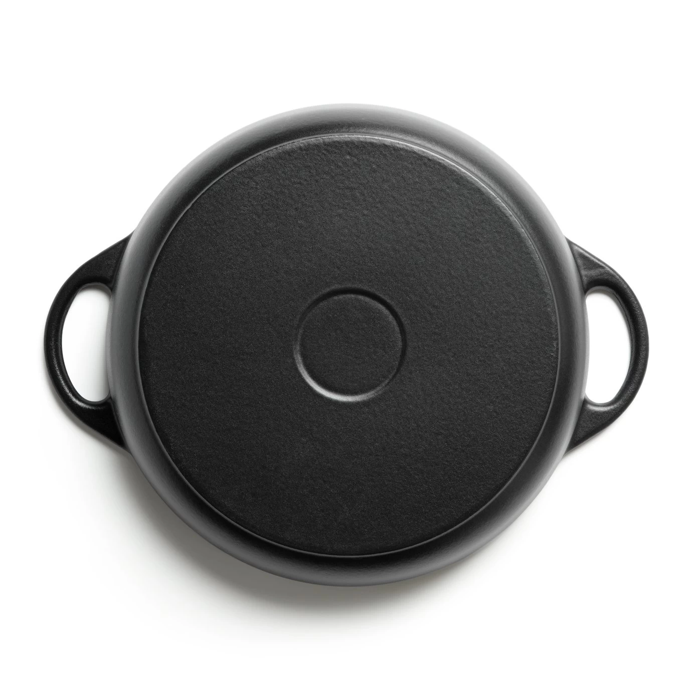 Habitat 4 Litre Shallow Cast Iron Casserole Dish - Black - Image 5