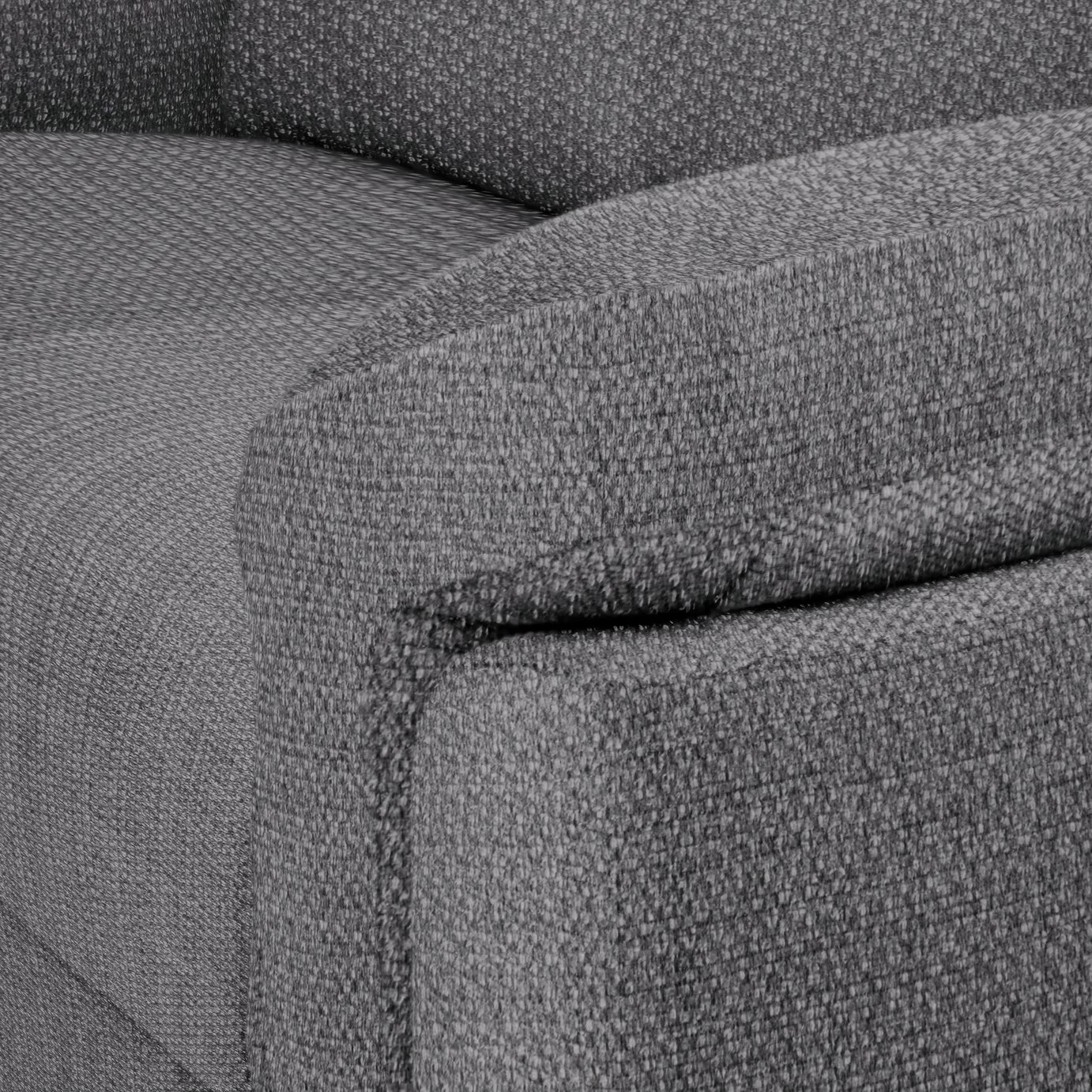 Habitat Florence Fabric 2 Seater Sofa - Grey - Image 6