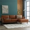 Habitat Jackson Leather Right Corner Chaise Sofa - Tan