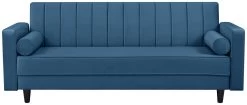 Habitat Preston Clic Clac Velvet Sofa Bed - Navy
