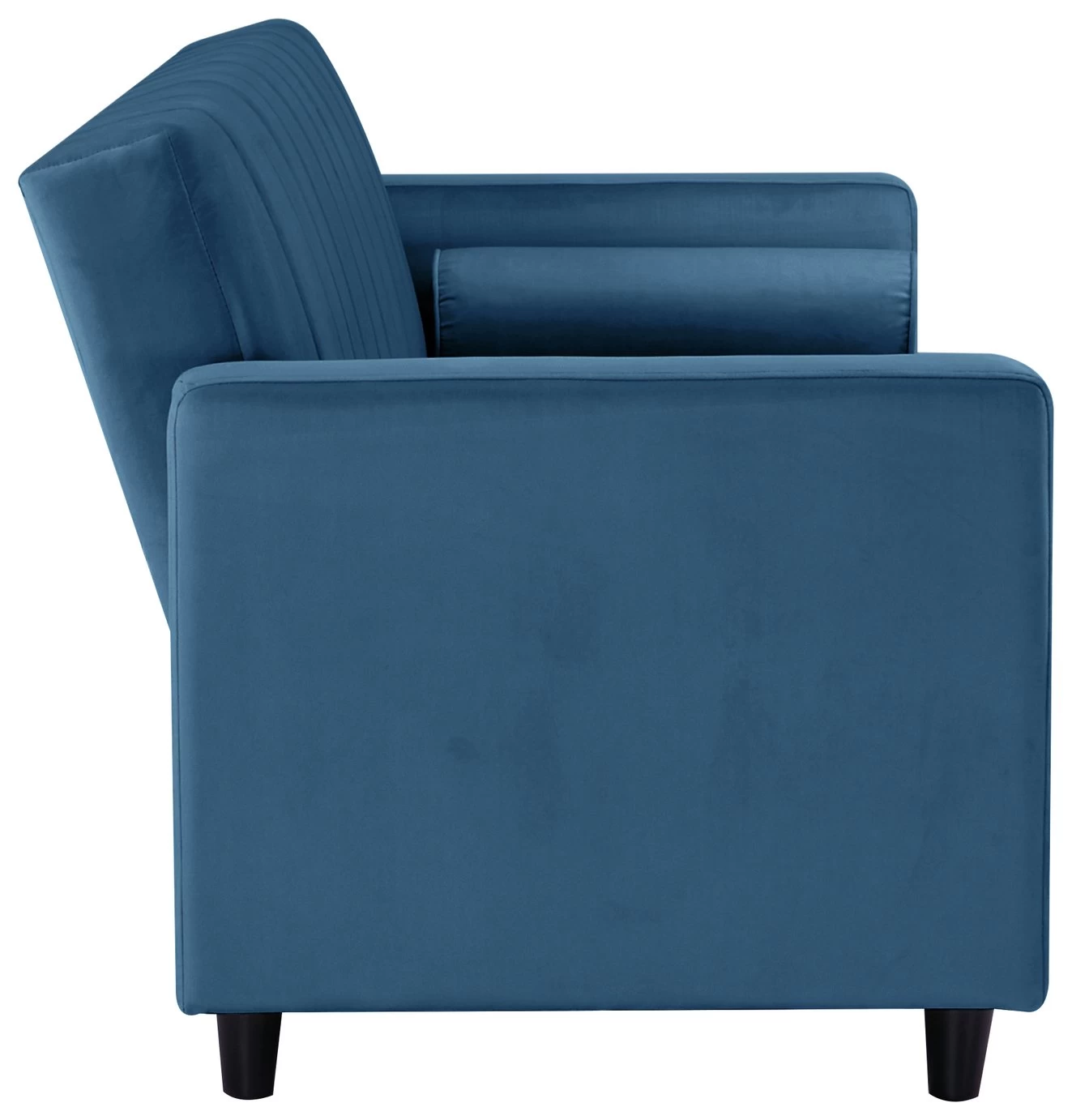 Habitat Preston Clic Clac Velvet Sofa Bed - Navy - Image 9