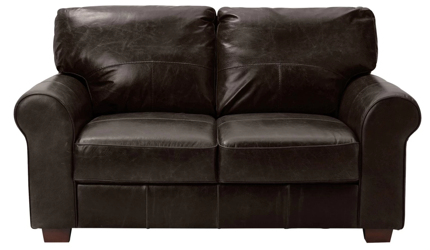 Habitat Salisbury Leather 2 Seater Sofa - Chocolate - Image 7