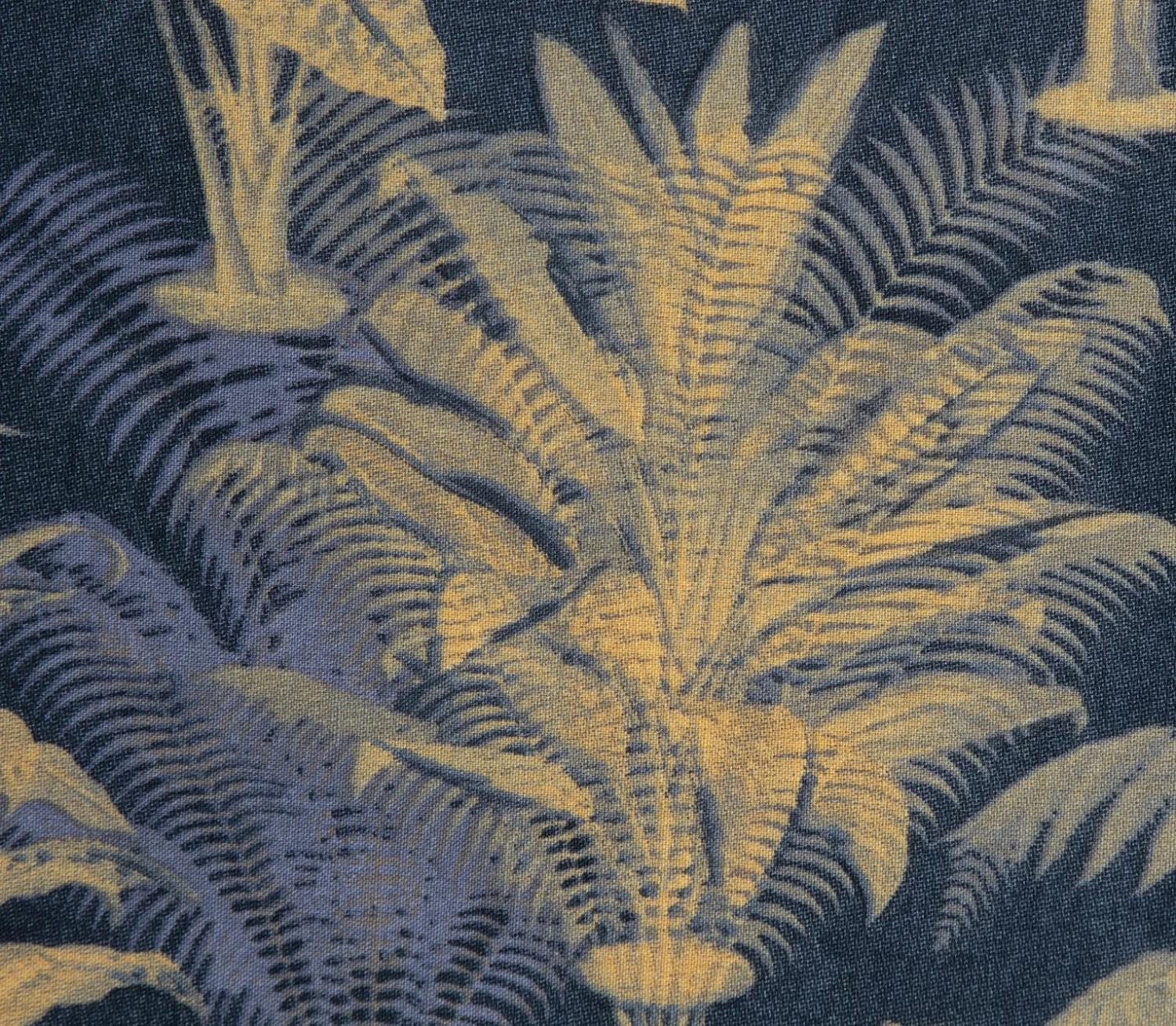 Habitat Palm Floral Print Mustard Bedding Set - Single - Image 7