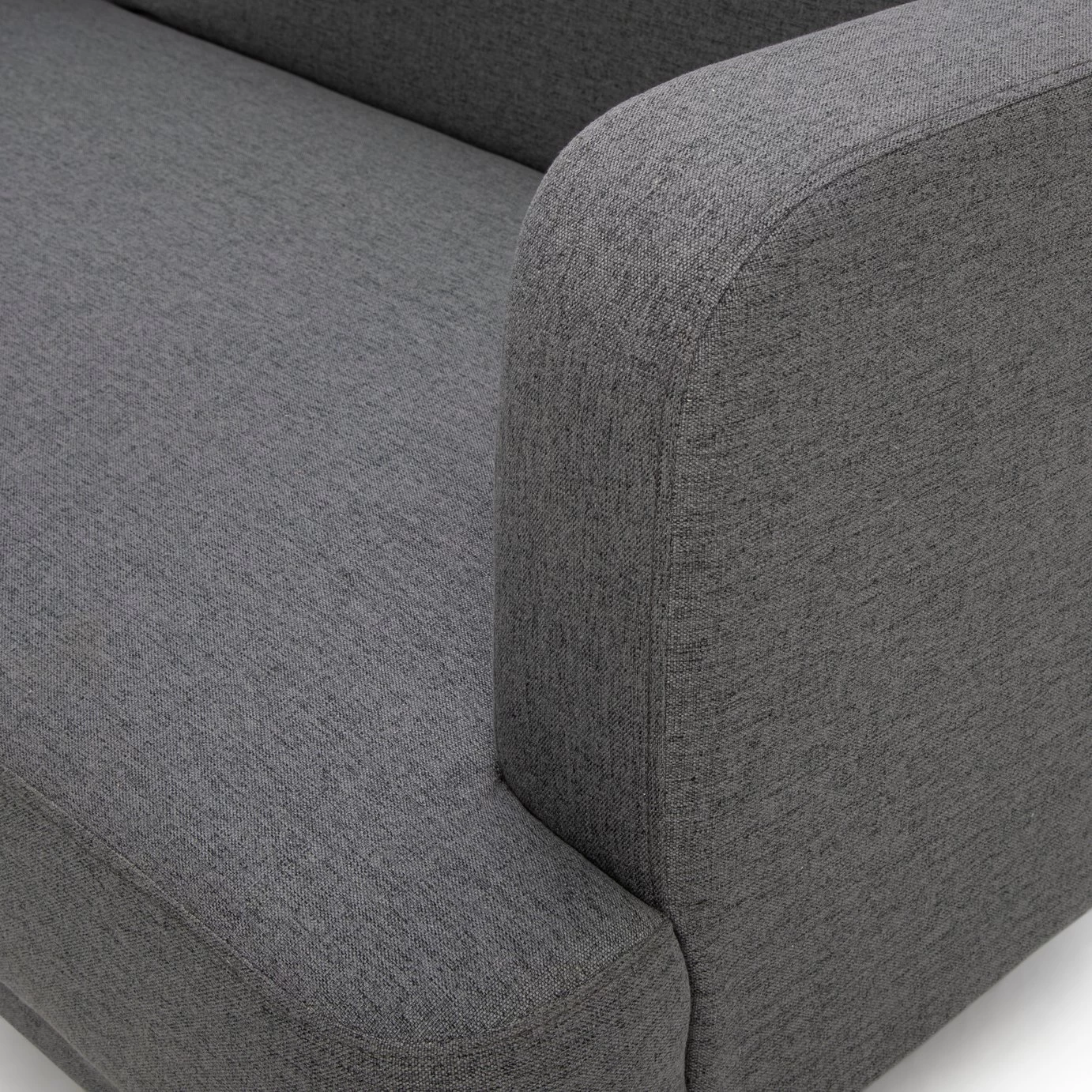 Habitat Andy Left Corner Fabric Clic Clac Sofa Bed - Grey - Image 12