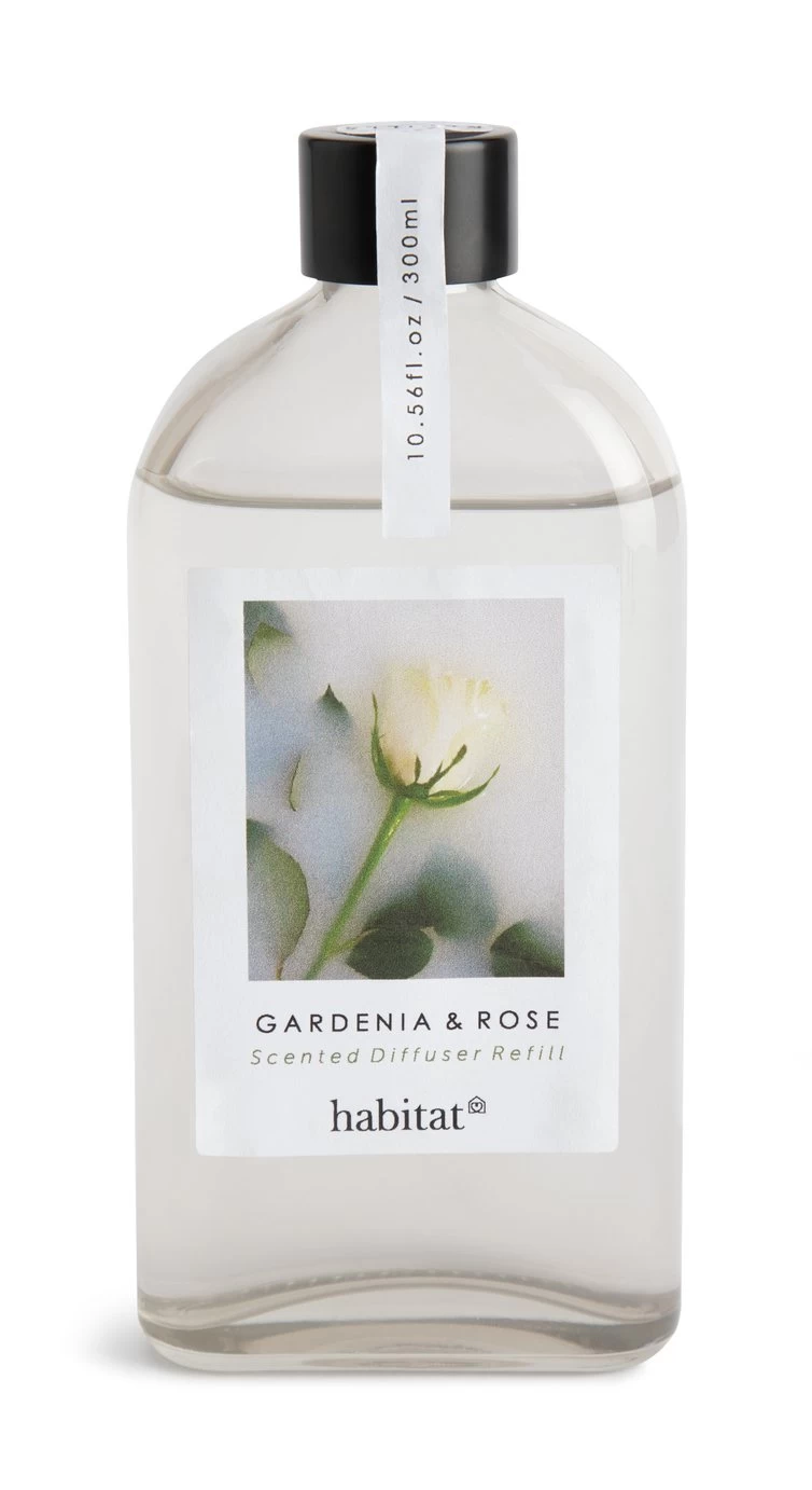 Habitat 300ml Diffuser Refill - Gardenia & Rose