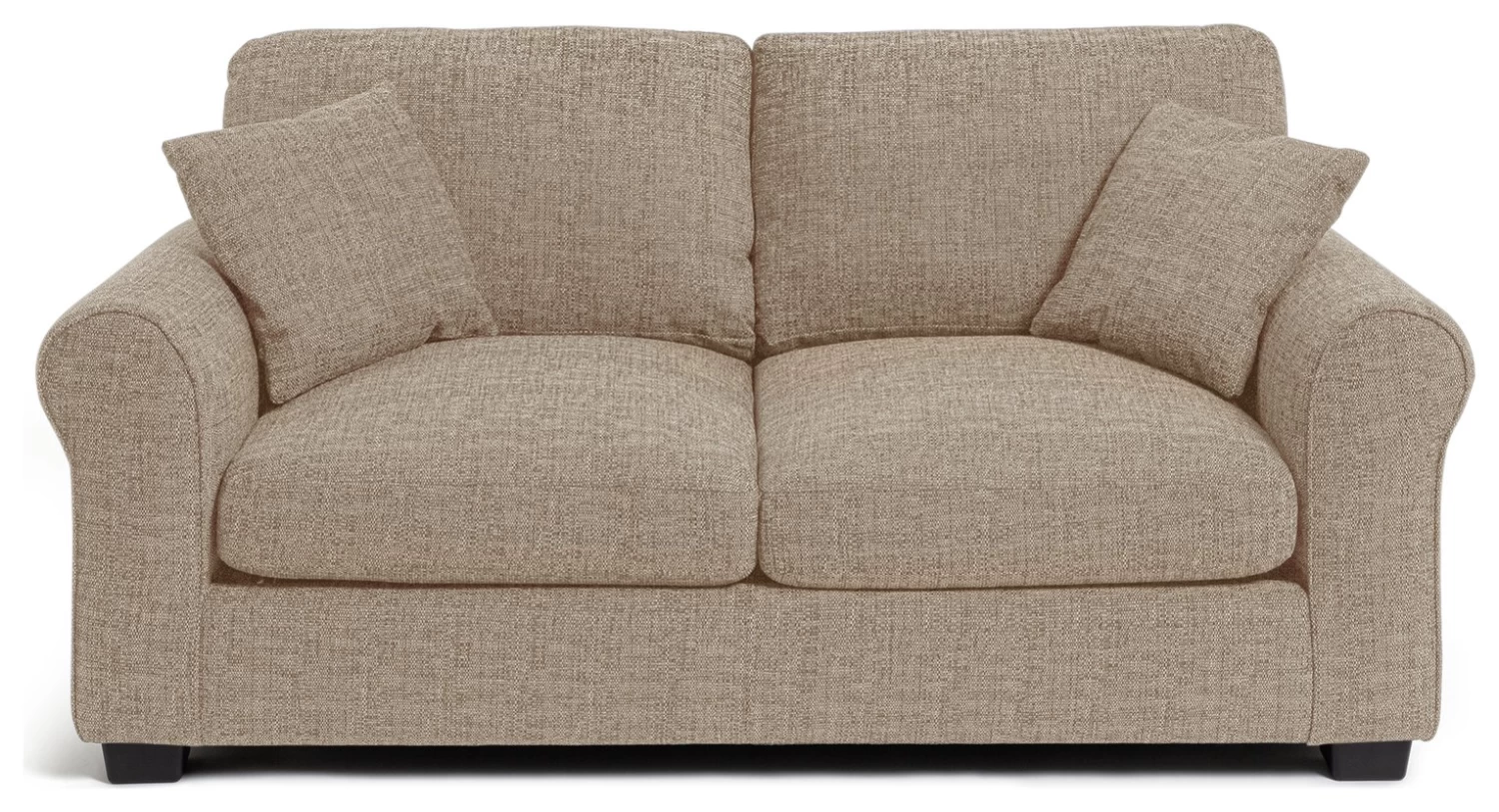 Habitat Lisbon Small Double Fabric Sofa Bed - Beige