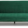 Habitat Matteo 2 Seater Velvet Sofa Bed - Green