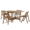 Habitat Zeno 4 Seater Folding Wooden Patio Set